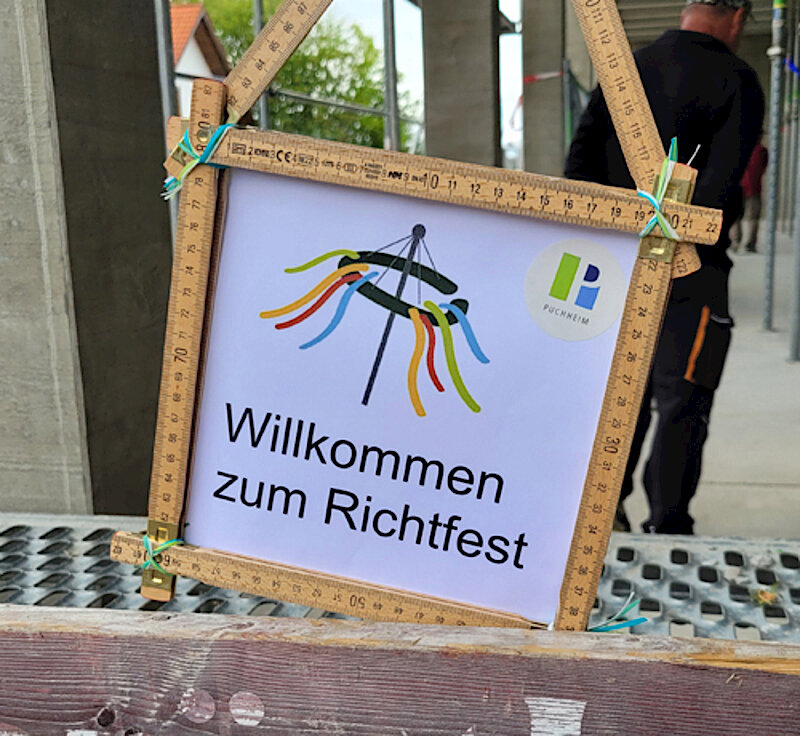 Feierlichtes Richtfest am 28. Juli 2023.